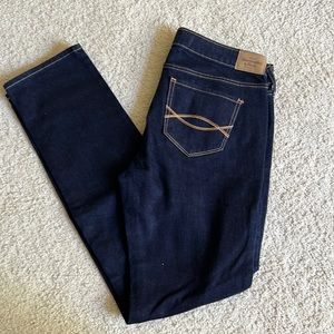 Abercrombie Straight Leg Darkwash Jean